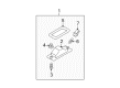 Diagram for Mitsubishi Galant License Plate Lights - 8341A105