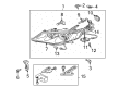 Diagram for Mitsubishi Outlander Headlight Bulb - MU000582