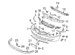 Diagram for Mitsubishi Lancer Bumper - 6400A911
