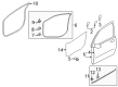 Diagram for Mitsubishi Body Mount Hole Plug - 5727A608