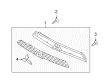 Diagram for Mitsubishi Lancer Grille - 7450A095