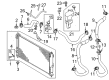 Diagram for Mitsubishi Radiator - MZ691048