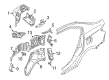 Diagram for Mitsubishi Mirage G4 Fender Splash Shield - 5305A689