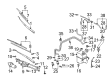 Diagram for Mitsubishi Windshield Wiper - MR300006
