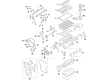 Diagram for Mitsubishi Crankshaft - MD346024
