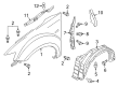 Diagram for Mitsubishi Wheelhouse - 5370B878