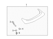 Diagram for Mitsubishi Lancer Spoiler - 6515A120HA
