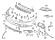 Diagram for Mitsubishi License Plate - 6430A067