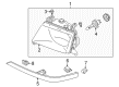 Diagram for Mitsubishi Montero Sport Headlight - MR442358
