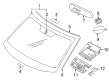 Diagram for Mitsubishi Windshield - 6102C162