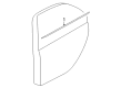 Diagram for Mitsubishi Lancer Door Moldings - MR556064