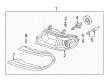 Diagram for Mitsubishi Daytime Running Lights - MR496354