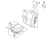 Diagram for Mitsubishi Lancer Seat Cushion - MN162775YA