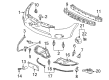 Diagram for Mitsubishi Headlight Screws - MS240156