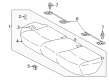 Diagram for Mitsubishi Mirage G4 Seat Cushion - 6912A898