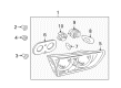Diagram for Mitsubishi Lancer Tail Light Lens - 8330A656