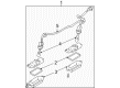 Diagram for Mitsubishi Lancer License Plate Lights - MR485699