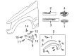 Diagram for Mitsubishi Montero Emblem - MN146691