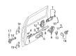 Diagram for Mitsubishi Montero Sport Exterior Door Handle - MR313836