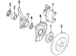 Diagram for Mitsubishi Eclipse Wheel Hub - MR102811