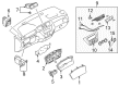 Diagram for Mitsubishi Hazard Warning Switch - MN185089