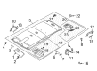Diagram for Mitsubishi Montero Interior Light Bulb - MR506953