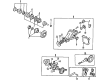 Diagram for Mitsubishi Spindle Nut - MB109029
