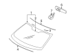 Diagram for Mitsubishi Outlander Windshield - 6102B050