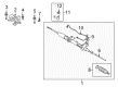 Diagram for Mitsubishi Rack And Pinion - 4410A026