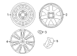 Diagram for Mitsubishi Alloy Wheels - 4250D035