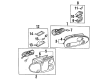 Diagram for Mitsubishi Van Car Bulbs - AL001156