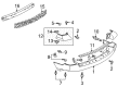 Diagram for Mitsubishi Endeavor Bumper - 6410A773
