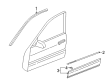 Diagram for Mitsubishi Galant Door Moldings - MR777818