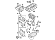 Diagram for Mitsubishi Intake Manifold Gasket - MD192031