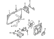 Diagram for Mitsubishi Engine Cooling Fan - 1355A001