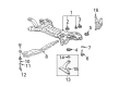 Diagram for Mitsubishi Galant Steering Knuckle - 3870A051