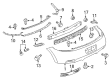 Diagram for Mitsubishi Eclipse Bumper Cover - 6410A771