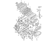 Diagram for Mitsubishi Timing Belt - MD331076
