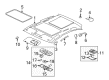 Diagram for Mitsubishi Lancer Sun Visor - 7620A862HA