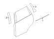 Diagram for Mitsubishi Outlander Sport Door Moldings - 5757A246