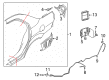 Diagram for Mitsubishi Door Latch Cable - MR525706