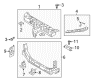 Diagram for Mitsubishi Radiator Support - 5220AF64
