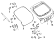 Diagram for Mitsubishi Tailgate Handle - MR959664