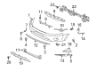 Diagram for Mitsubishi Outlander Grille - 6402A037