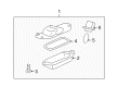 Diagram for Mitsubishi Lancer License Plate Lights - 8341A099