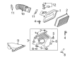 Diagram for Mitsubishi Endeavor Air Filter Box - MR571394