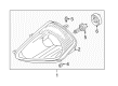 Diagram for Mitsubishi Eclipse Daytime Running Lights - MR990820