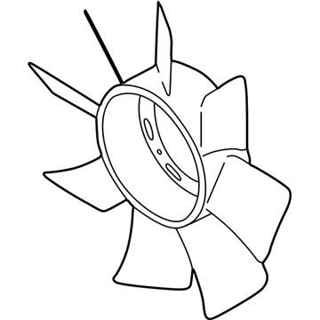 Mitsubishi Engine Cooling Fan - MD050475