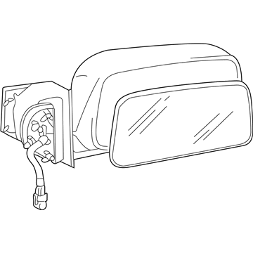 Mitsubishi Car Mirror - MN126376HD