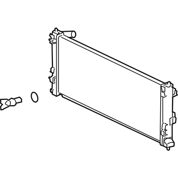 Mitsubishi Radiator - MZ690912